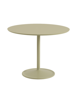 Muuto Soft Tafel beige-groen nano laminaat Ø95
