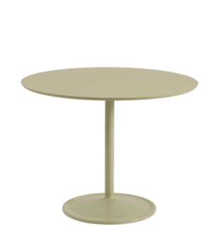 Muuto - Soft Table beige-green nano laminate Ø95