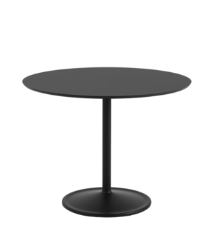 Muuto - Soft Table black nano laminate Ø95