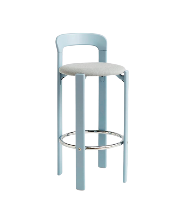 Hay  Hay - Rey Bar Stool Low 4 leg, upholstered H65