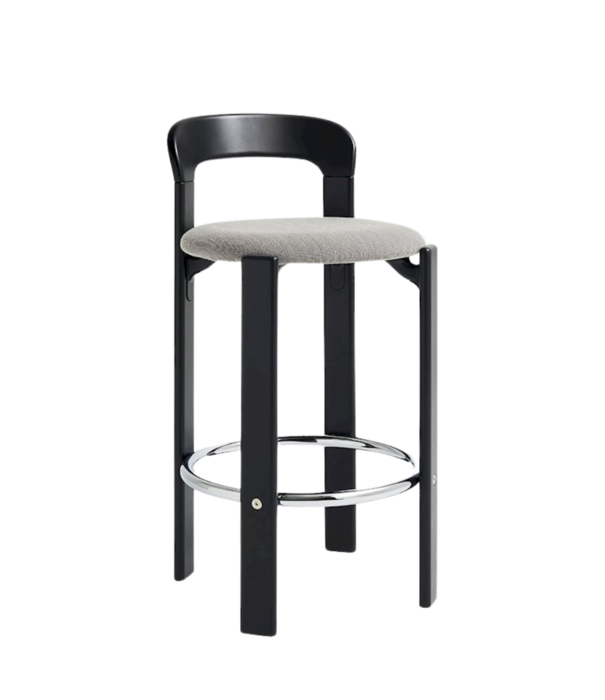 Hay  Hay - Rey Bar Stool Low 4 leg, upholstered H65