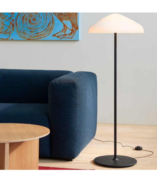 Hay  Hay - Pao Glass floor lamp white  opal glass
