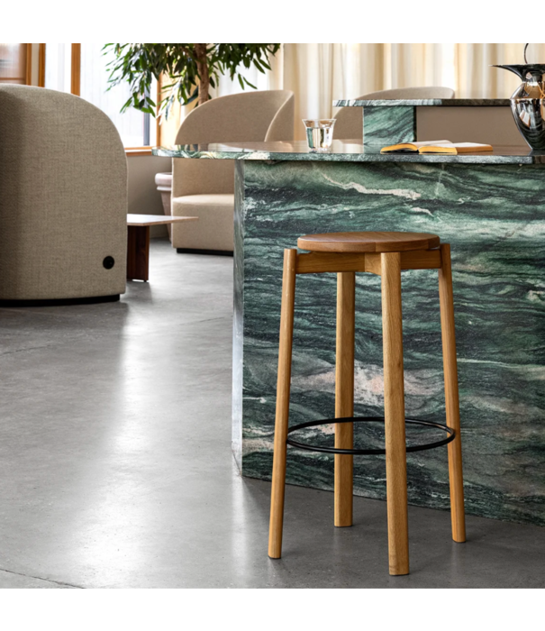 Audo Audo Passage Counter Barkruk eiken H65