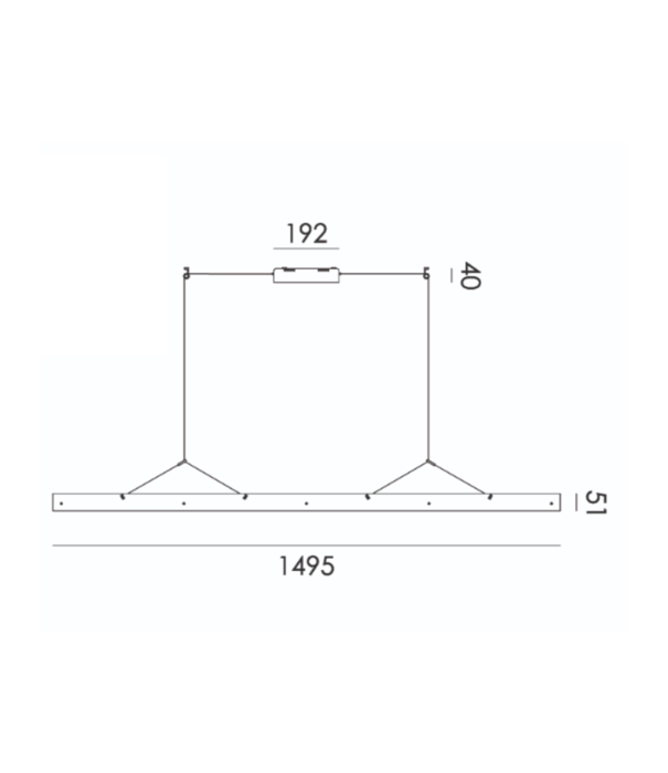 Tonone  Bridge hanglamp 180