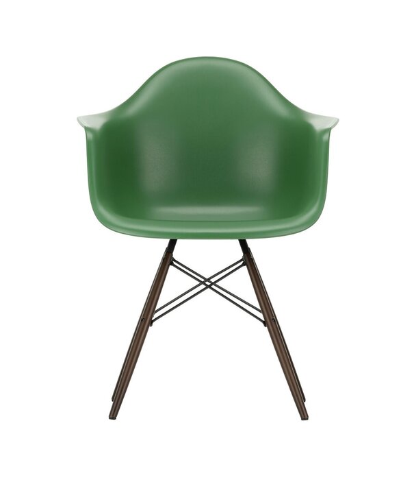 Vitra  Eames DAW Dining Armchair, dark maple base