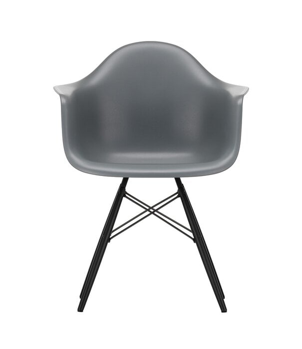 Vitra  Eames DAW Dining Armchair DAW, black maple base