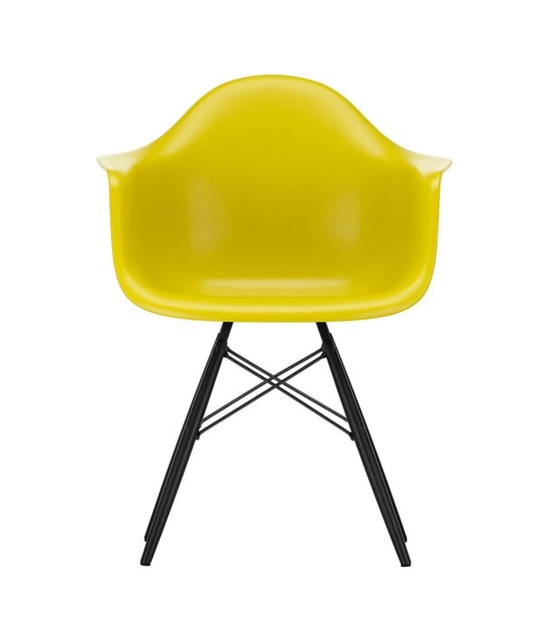 Vitra  Eames DAW Dining Armchair DAW, black maple base
