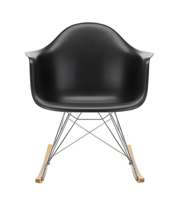 Vitra  RAR Rocking Chair, chrome - maple gold base