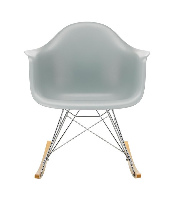 Vitra  RAR Rocking Chair, chrome - maple gold base