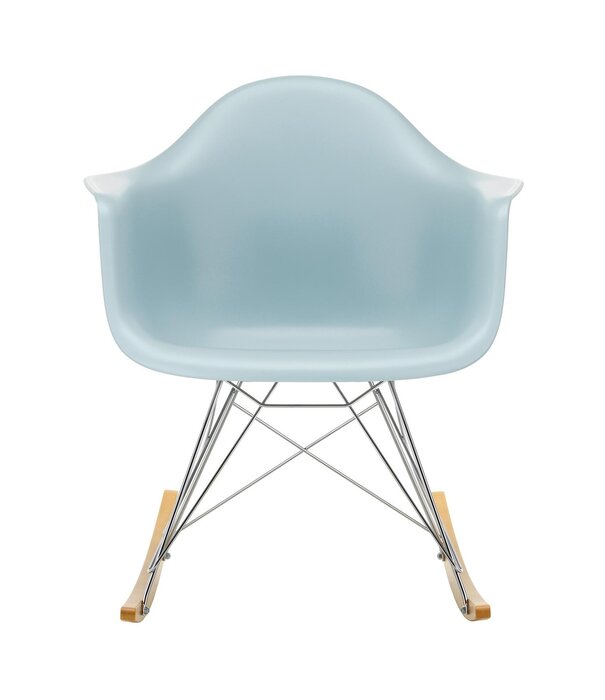 Vitra  Vitra Eames RAR Schommelstoel, chroom - esdoorn goud onderstel