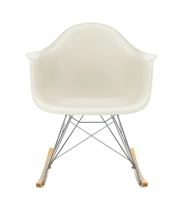 Vitra  RAR Rocking Chair, chrome - maple gold base