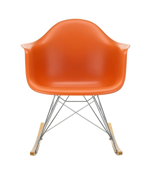 Vitra  Vitra Eames RAR Schommelstoel, esdoorn goud onderstel