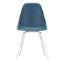 Vitra Eames DSX Plastic Stoel, wit tube onderstel