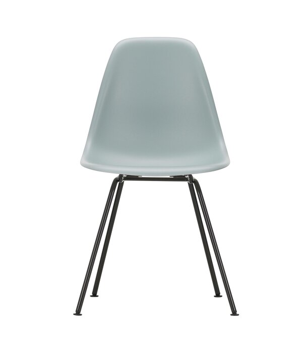 Vitra  Eames DSX Plastic Stoel, zwart tube onderstel