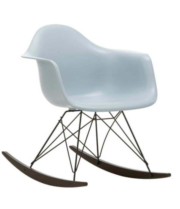 Vitra  RAR Rocking Chair, black - dark maple base
