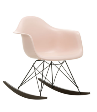 RAR Rocking Chair, black - dark maple base