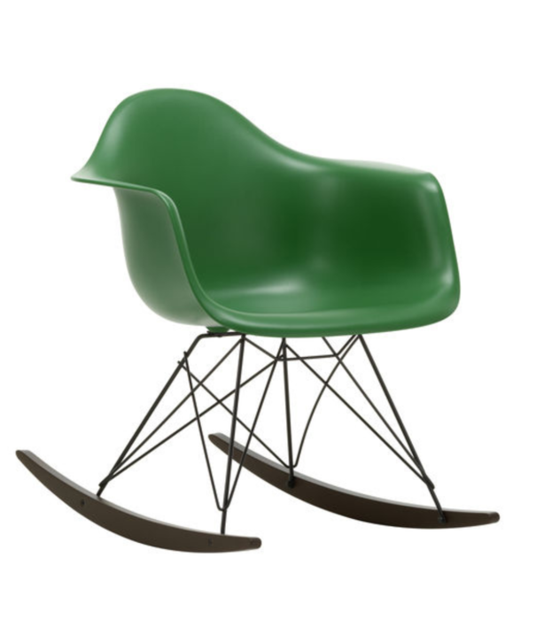 Vitra  RAR Rocking Chair, black - dark maple base