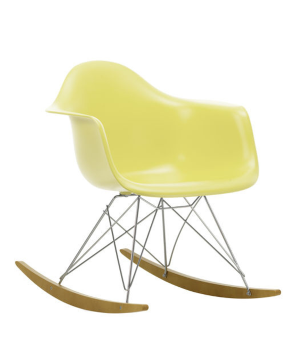 Vitra  Vitra - Eames Plastic Armchair RE RAR rocking chair golden maple