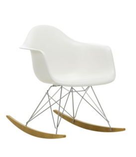 Vitra - Eames Plastic Armchair RE RAR rocking chair golden maple