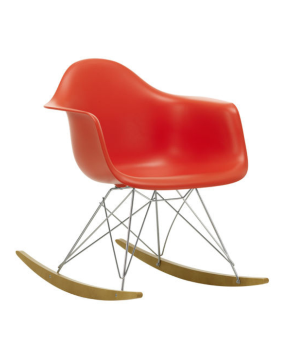 Vitra  Vitra - Eames Plastic Armchair RE RAR rocking chair golden maple