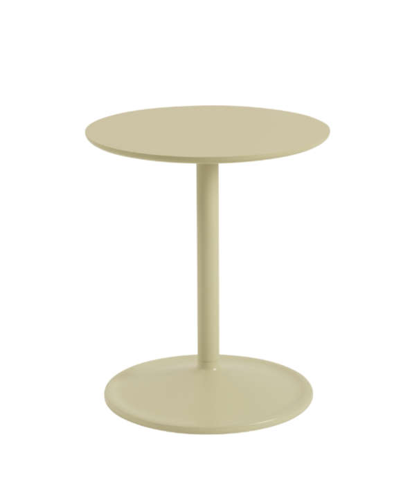 Muuto  Muuto - Soft Side Table beige-groen laminaat Ø41 / H48