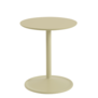 Muuto - Soft Side Table beige-groen laminaat Ø41 / H48