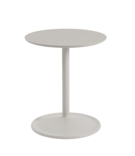 Soft Side Table grey linoleum, grey Ø41 / H48