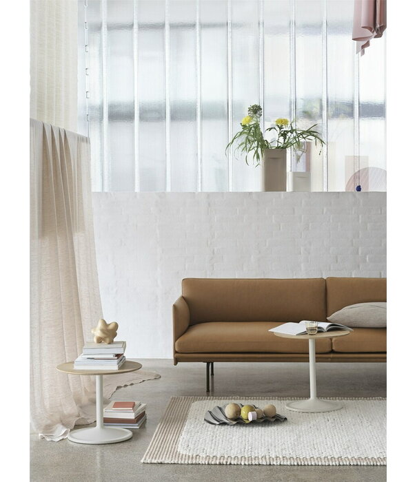 Muuto  Muuto - Soft Side Table massief eiken, grey