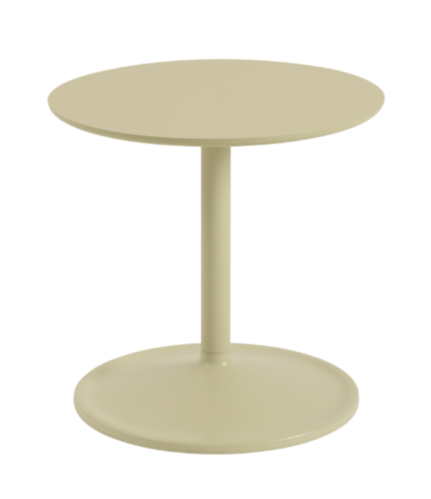 Muuto  Muuto - Soft Side Table beige green laminaat Ø41 / H40