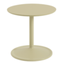 Muuto - Soft Side Table beige green laminate Ø41 / H40