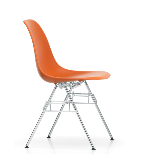 Vitra  Vitra - Eames Plastic Side Chair RE DSS onderstel chroom