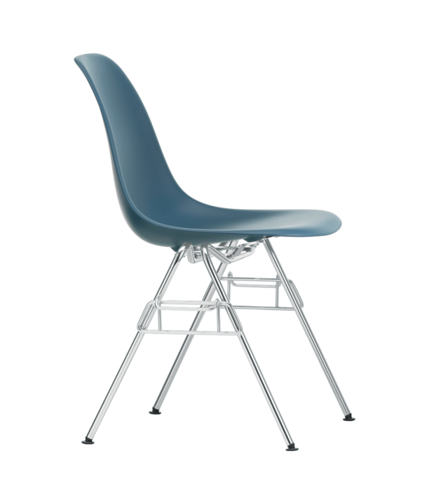 Vitra  Vitra - Eames Plastic Side Chair RE DSS onderstel chroom