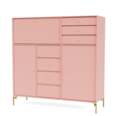 Montana - Mega 201802 Ruby sideboard on brass legs