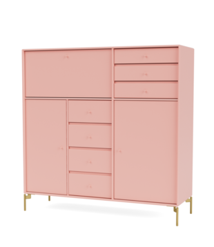 Montana - Mega 201802 Ruby sideboard on brass legs