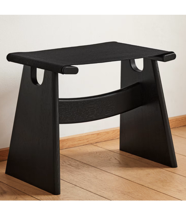 Fredericia  Model 6402, Seto Stool oak, canvas