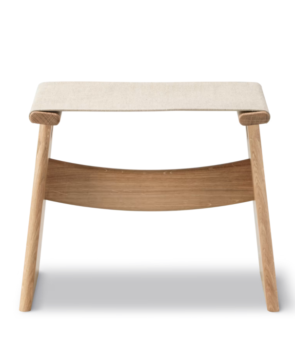Fredericia  Model 6402, Seto Stool oak, canvas