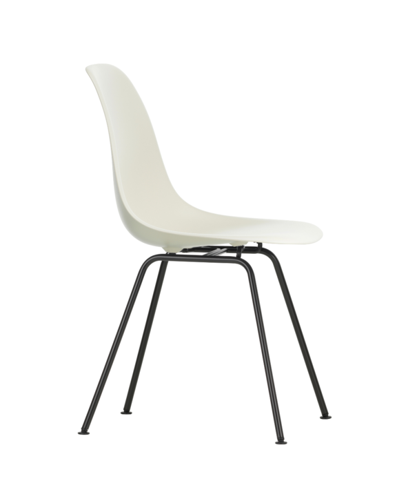 Vitra  DSX  Plastic Stoel, zwart tube onderstel