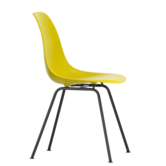 Vitra Eames DSX Plastic Stoel, zwart tube onderstel