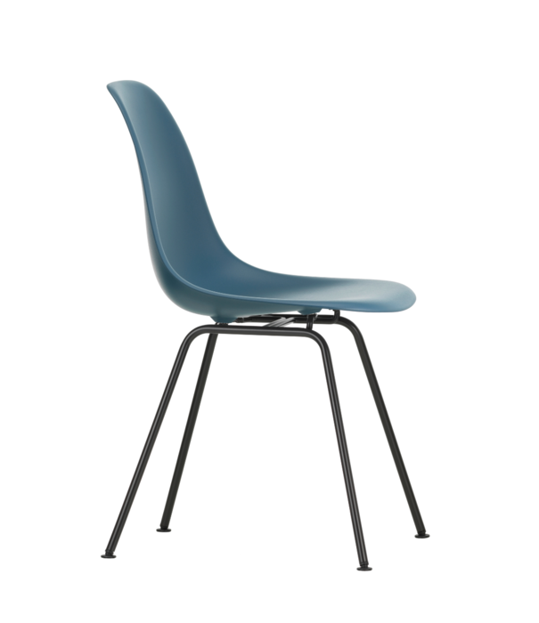Vitra  DSX  Plastic Stoel, zwart tube onderstel