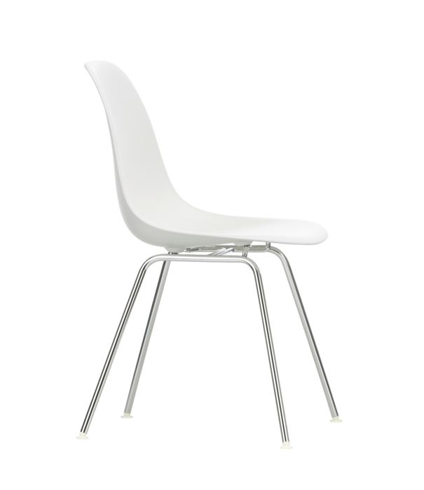 Vitra  Vitra Eames DSX Plastic Side Chair, chrome tube base