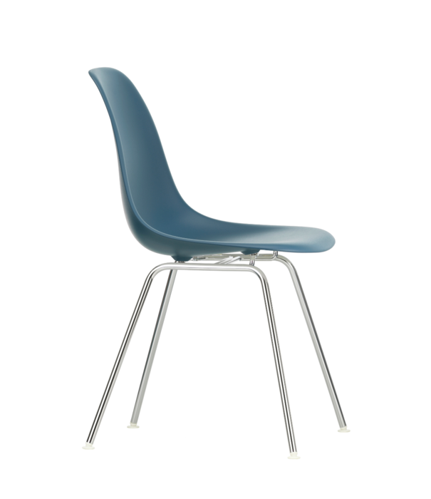 Vitra  DSX Plastic Side Chair, chrome tube base