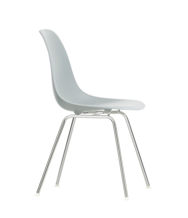 Vitra  Vitra Eames DSX Plastic Side Chair, chrome tube base