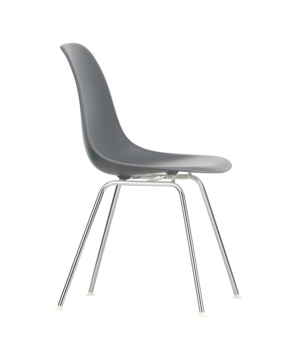 Vitra  Eames DSX Plastic Side Chair, chrome tube base