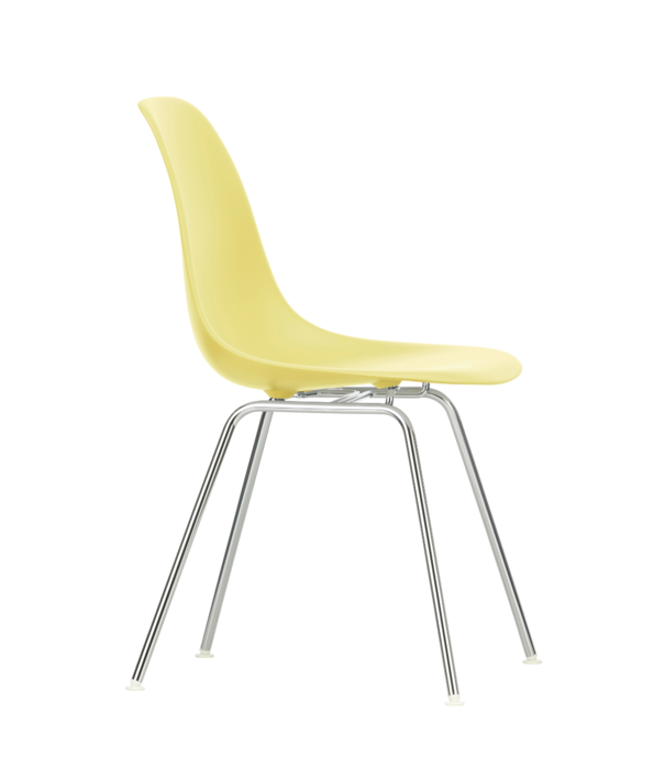 Vitra  Eames DSX Plastic Side Chair, chrome tube base