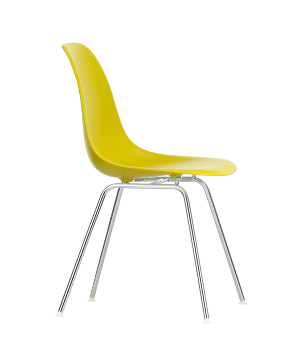 Vitra  Eames DSX Plastic Side Chair, chrome tube base