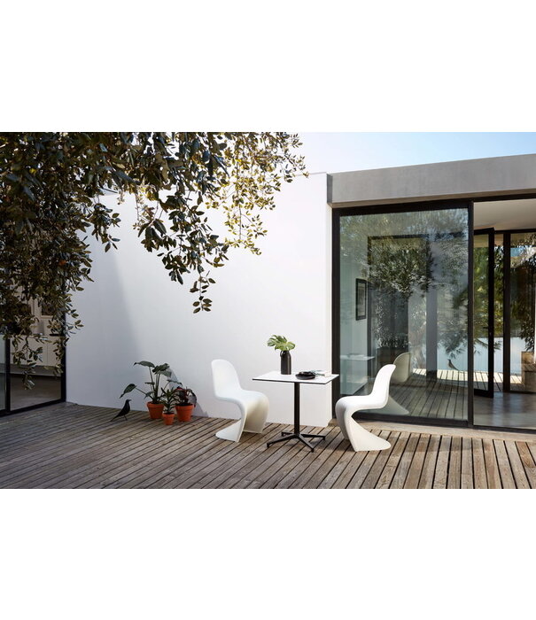 Vitra  Panton Stoel Wit, nieuwe zithoogte