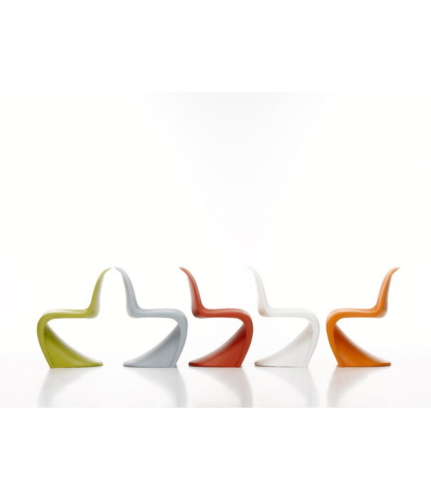 Vitra  Panton Stoel Wit, nieuwe zithoogte