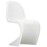 Panton Stoel Wit, nieuwe zithoogte
