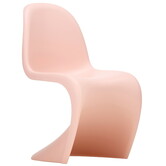 Vitra Panton Stoel Pale Rose , nieuwe zithoogte