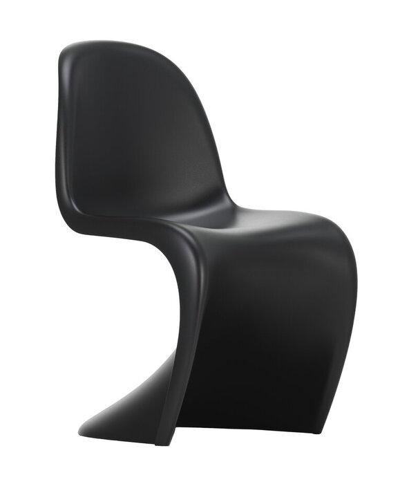 Vitra  Vitra Panton Stoel Deep Black, nieuwe zithoogte